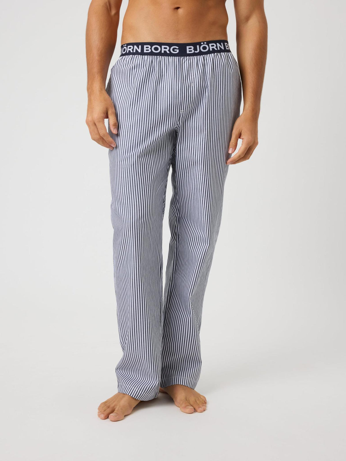 BJÖRN BORG Core Woven Logo Pyjama Pants BB Anglo Stripe 2