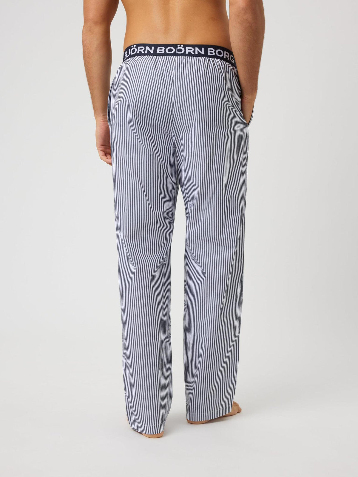 BJÖRN BORG Core Woven Logo Pyjama Pants BB Anglo Stripe 2