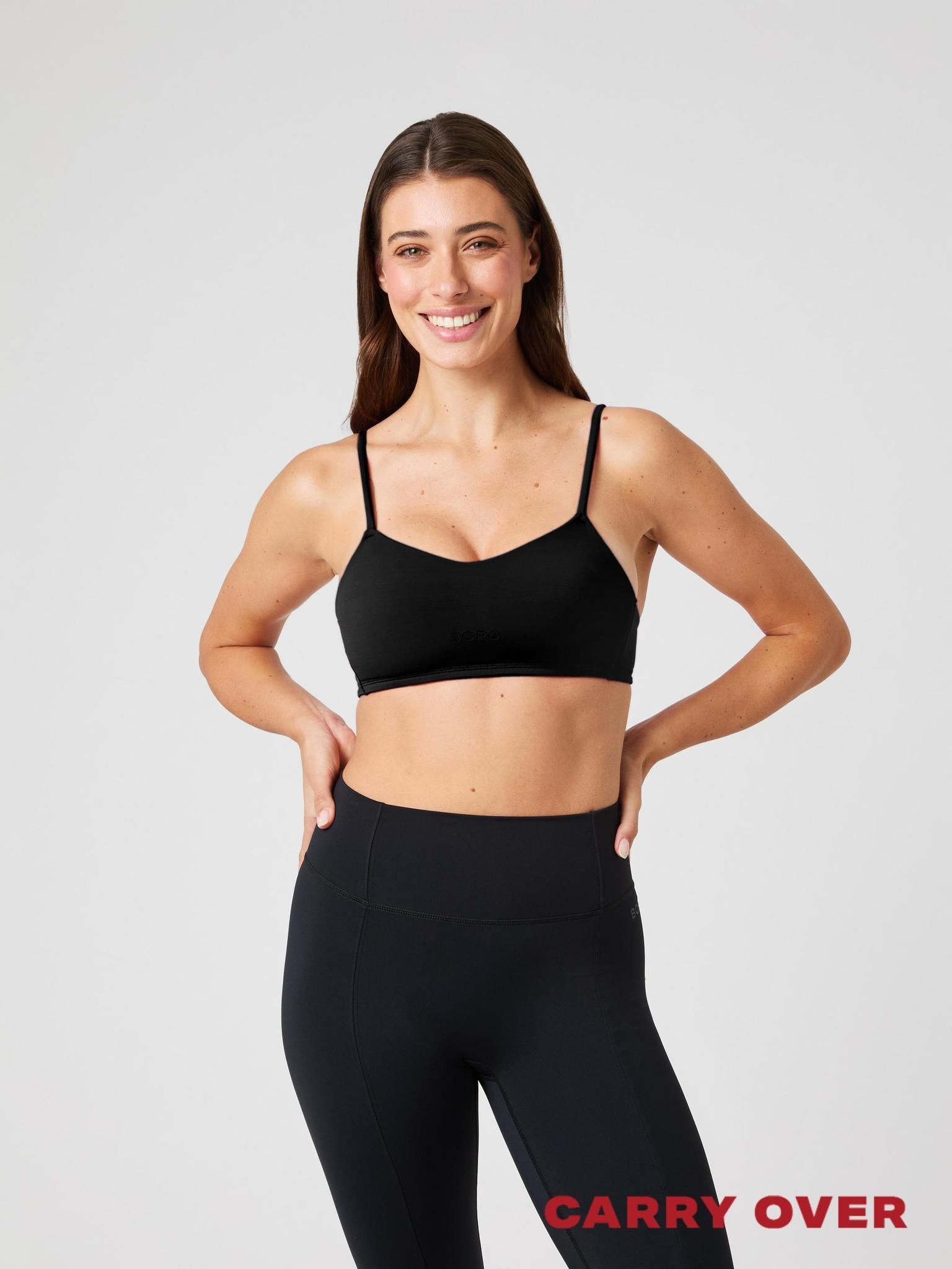 BJÖRN BORG Studio Soft Padded Bra Black Beauty