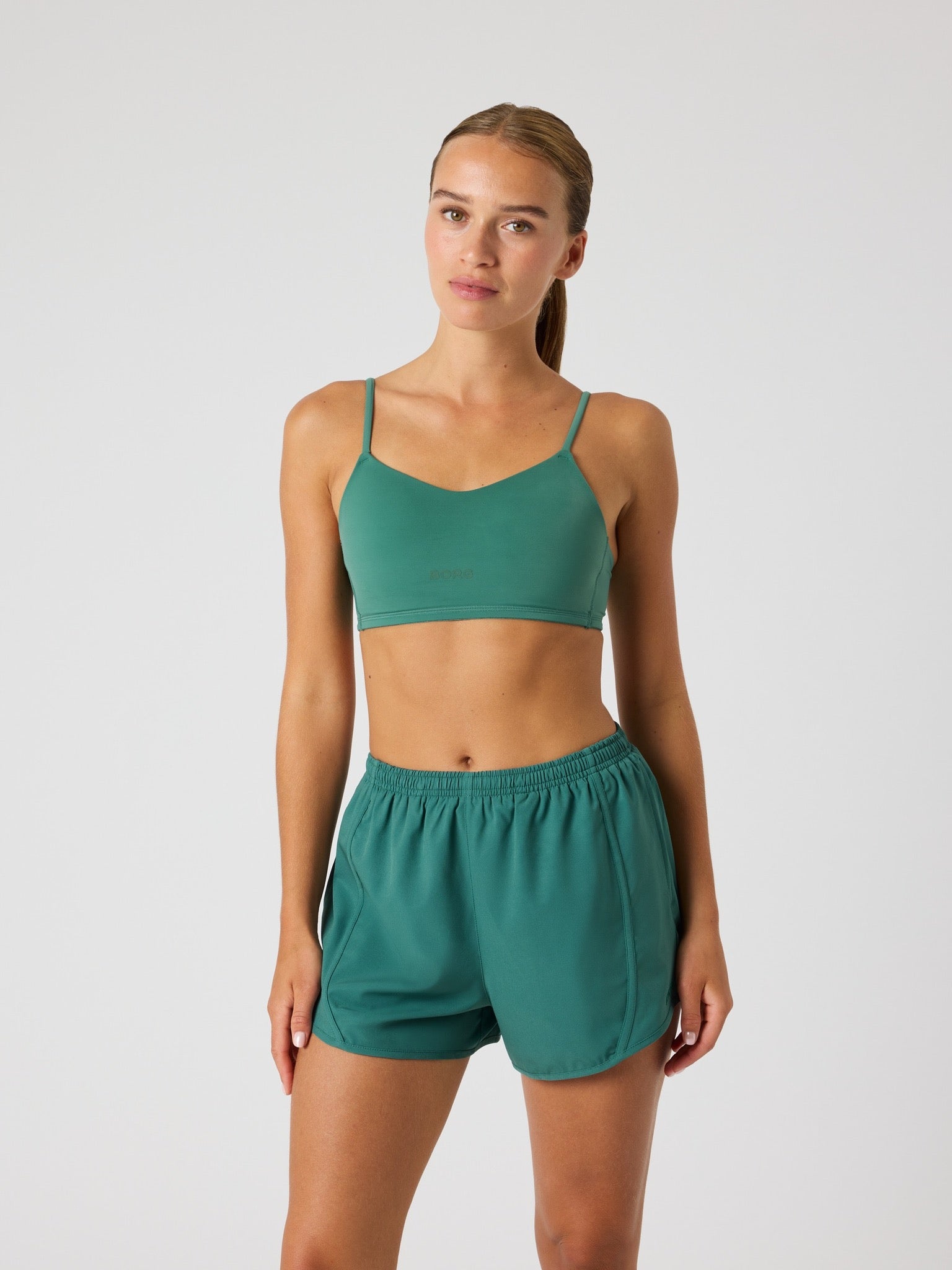 BJÖRN BORG Studio Soft Padded Bra Mallard Green