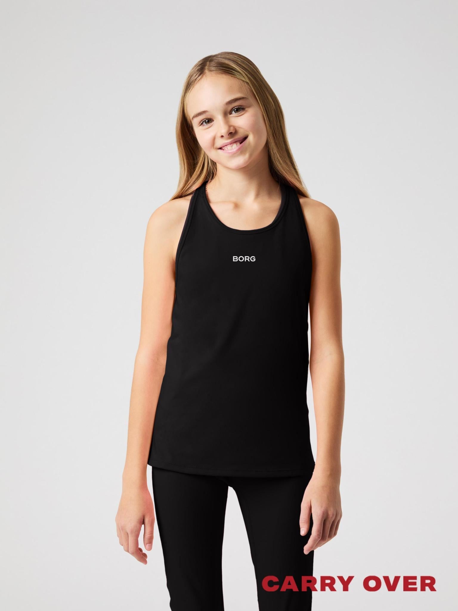 BJÖRN BORG Borg Racerback Tank Top Black Beauty