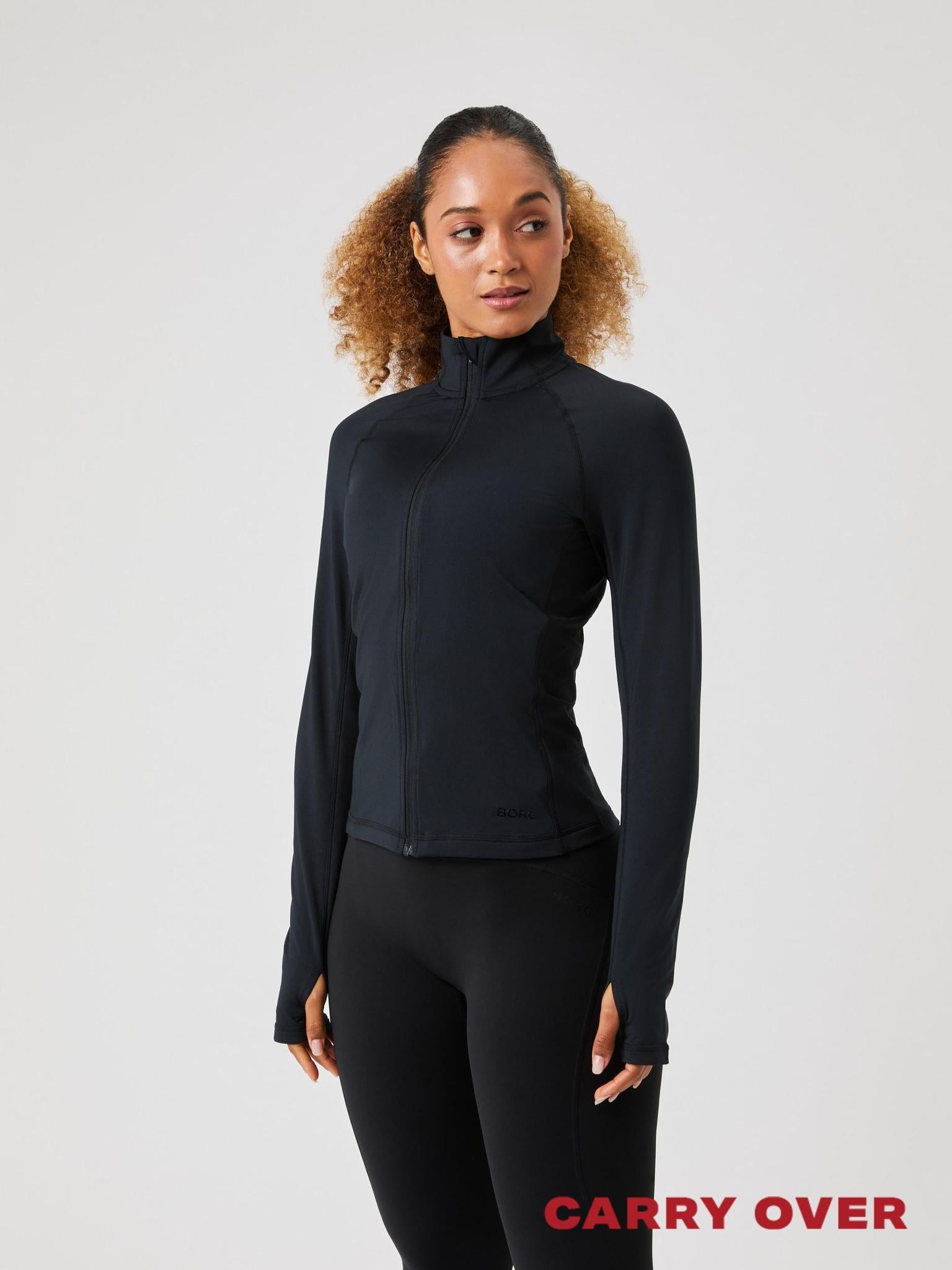 BJÖRN BORG Borg Full Zip Midlayer Black Beauty