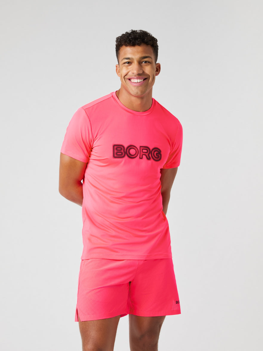 BJÖRN BORG Borg Graphic T-shirt Diva Pink