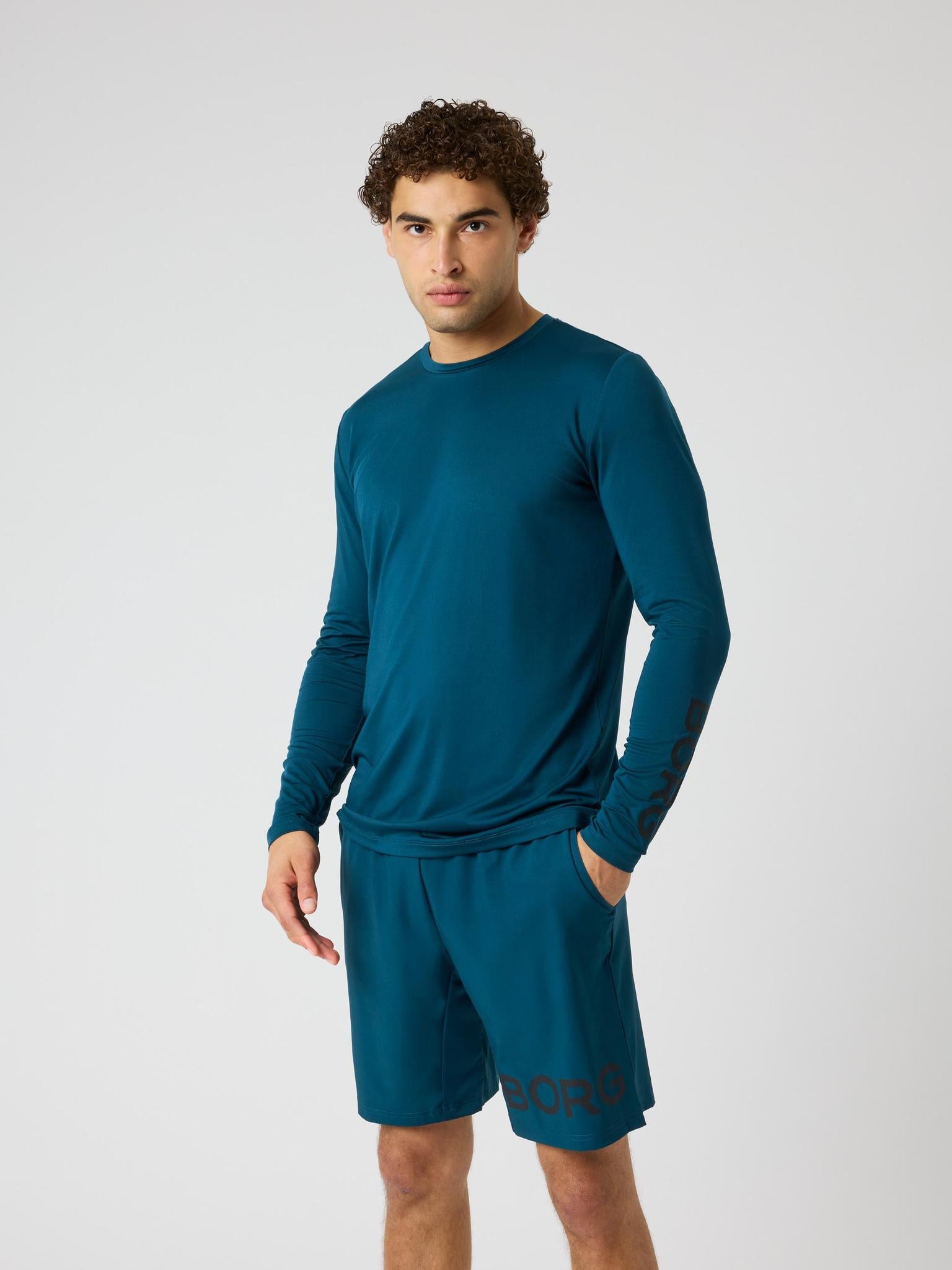 BJÖRN BORG Borg Long Sleeve T-shirt Reflecting Pond
