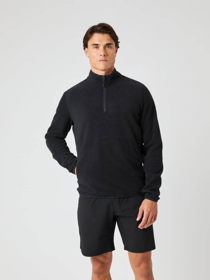 BJÖRN BORG Borg Half Zip Fleece Black Beauty
