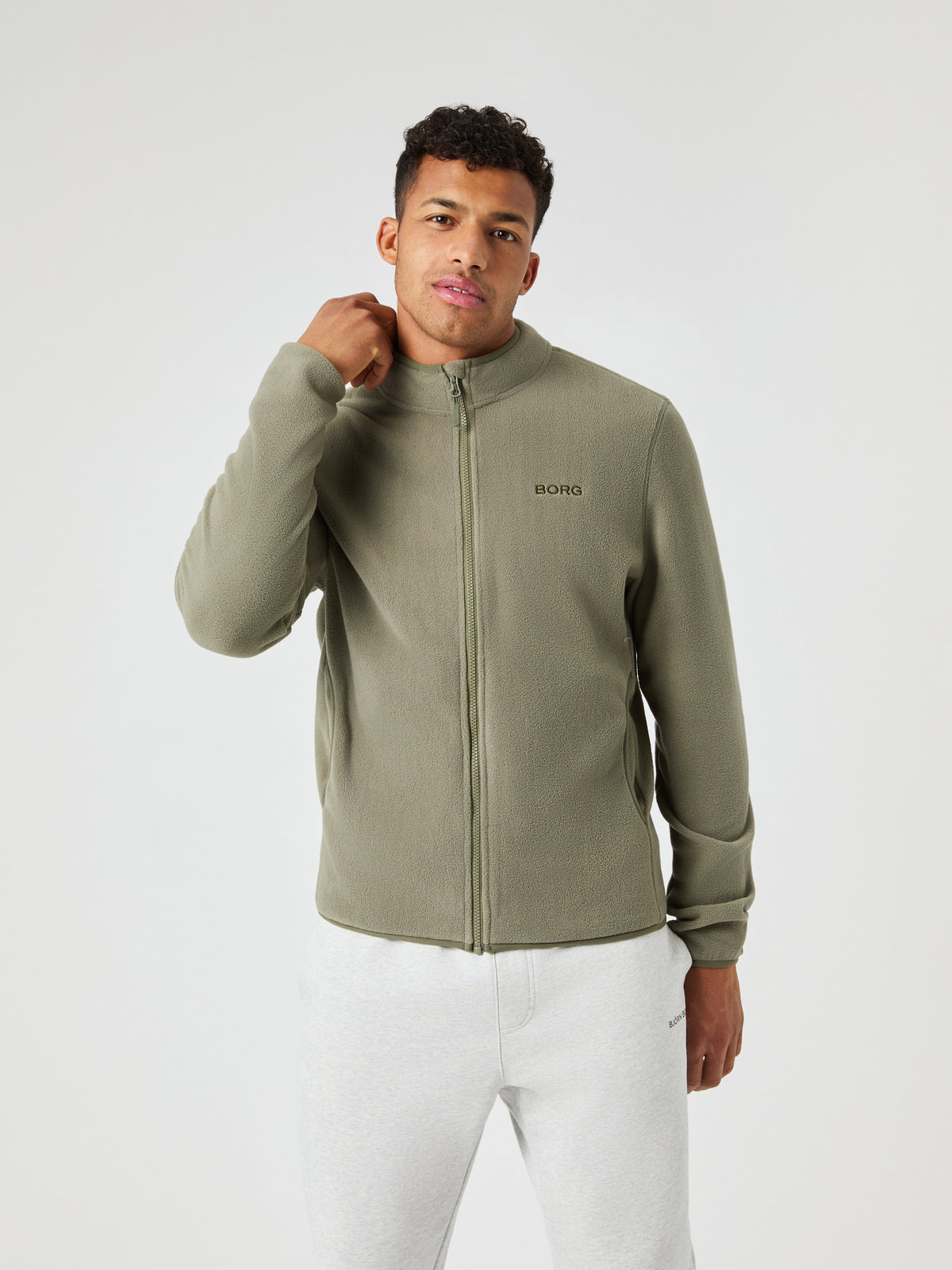 BJÖRN BORG Borg Full Zip Fleece Dusty Olive