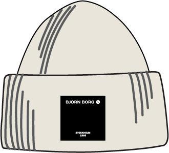 BJÖRN BORG Centre Knit Beanie Tofu