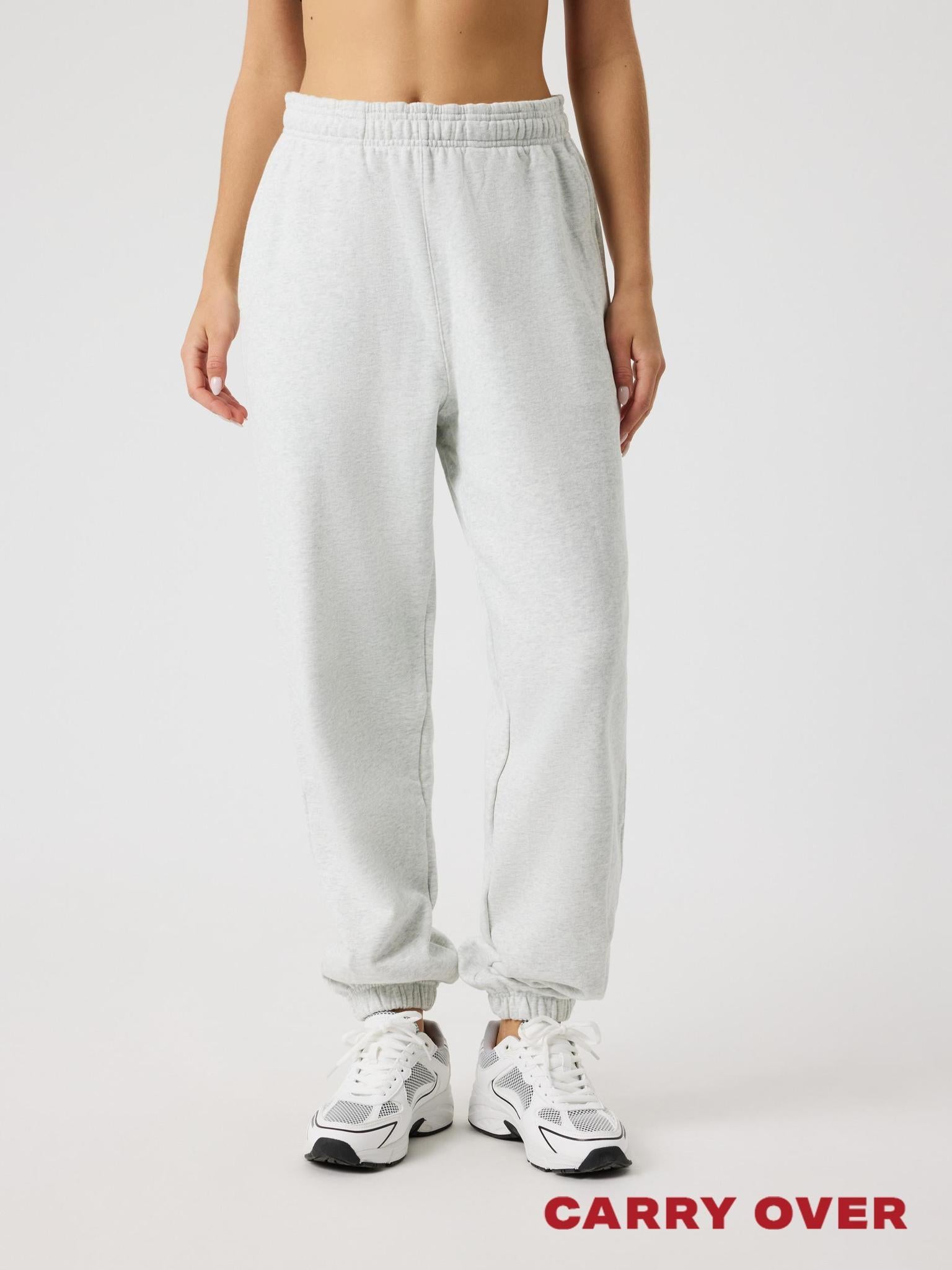 BJÖRN BORG Studio Oversized Sweatpants Ultra Light Grey Melange