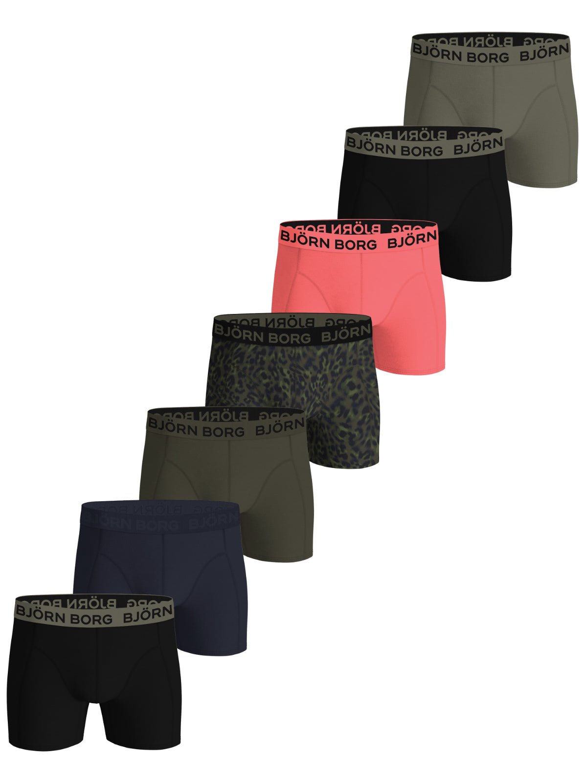 BJÖRN BORG Cotton Stretch Boxer 7p Multipack 1