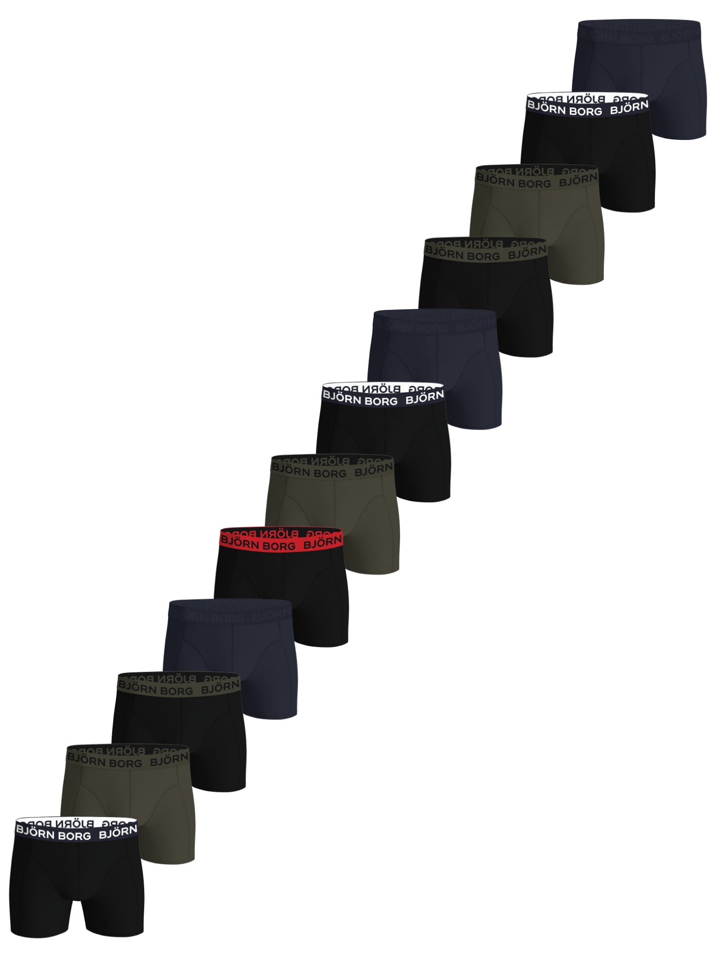 BJÖRN BORG Cotton Stretch Boxer 12p Multipack 1