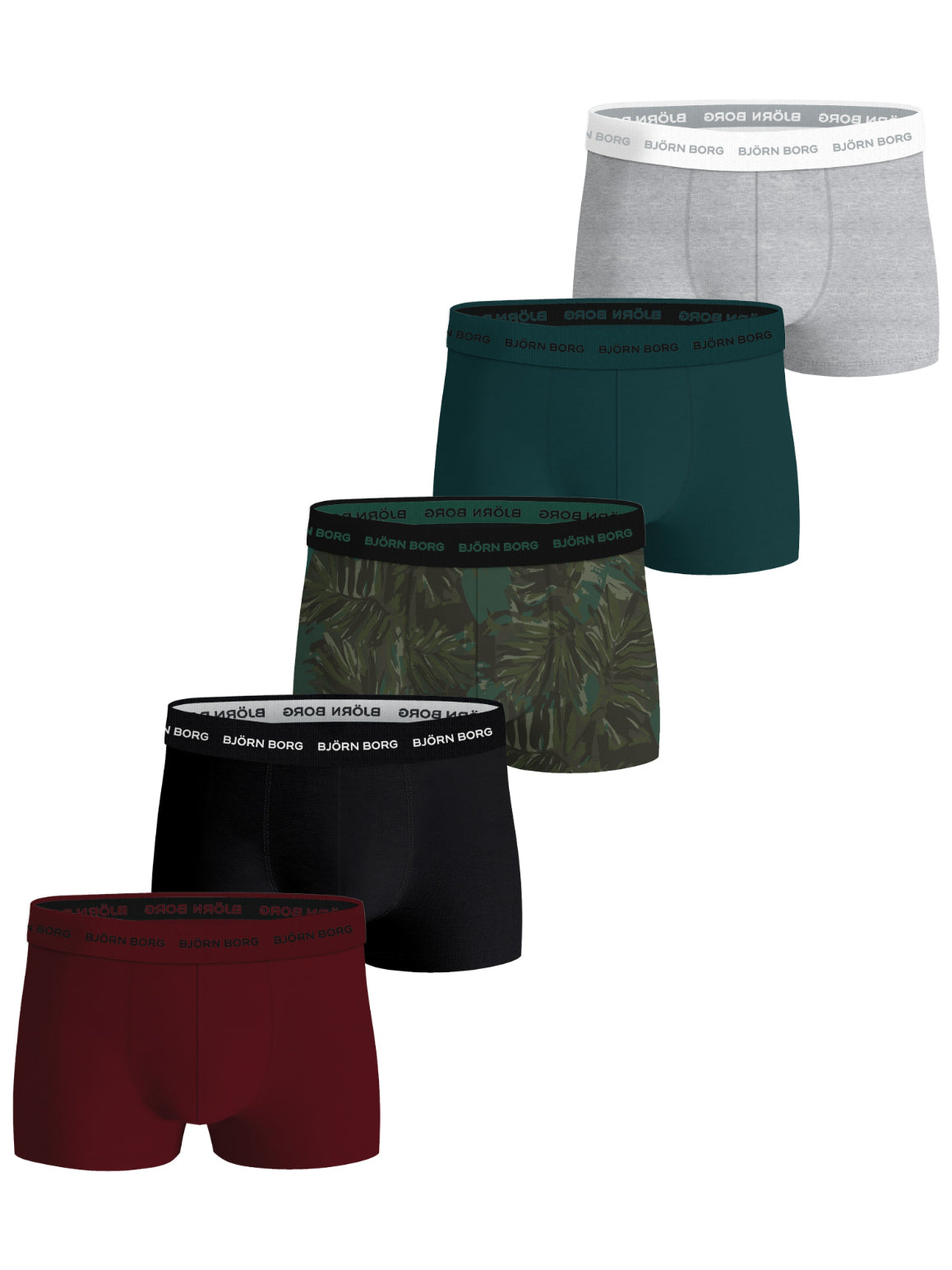 BJÖRN BORG Cotton Stretch Trunk 5p Multipack 2