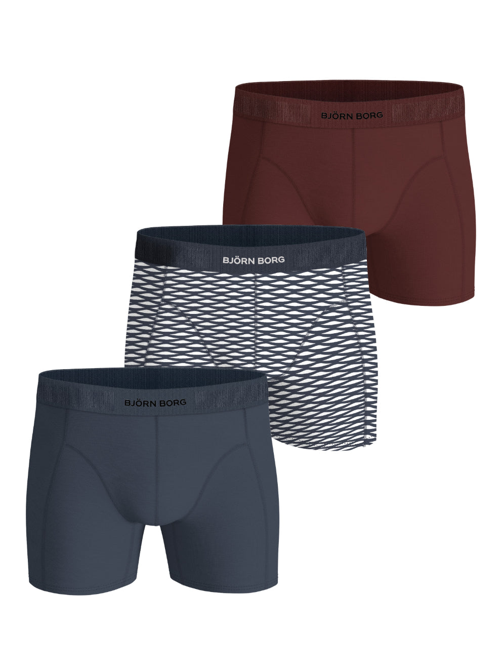BJÖRN BORG Organic Cotton Stretch Boxer 3p Multipack 3