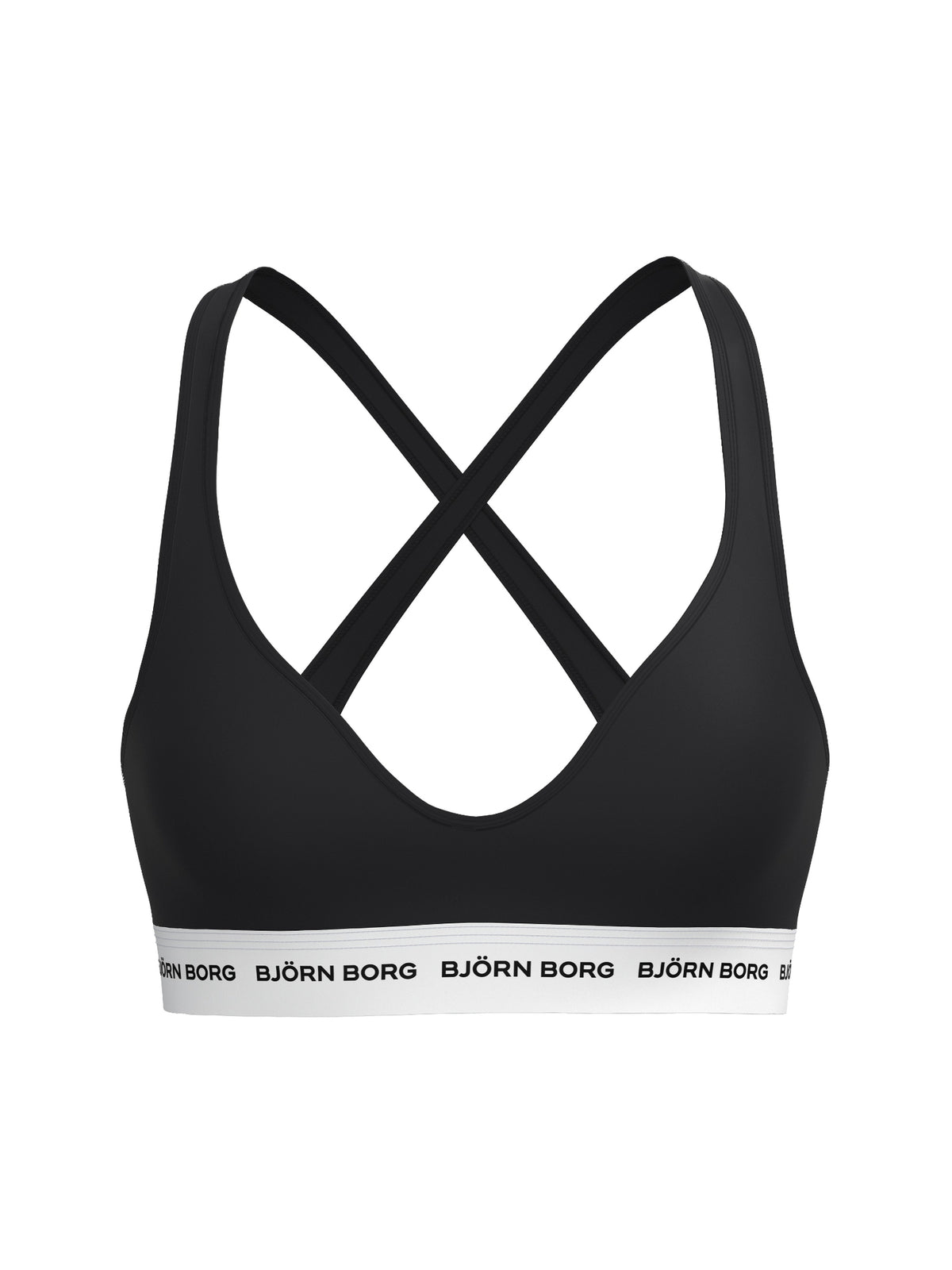 BJÖRN BORG Logo Bralette Black Beauty