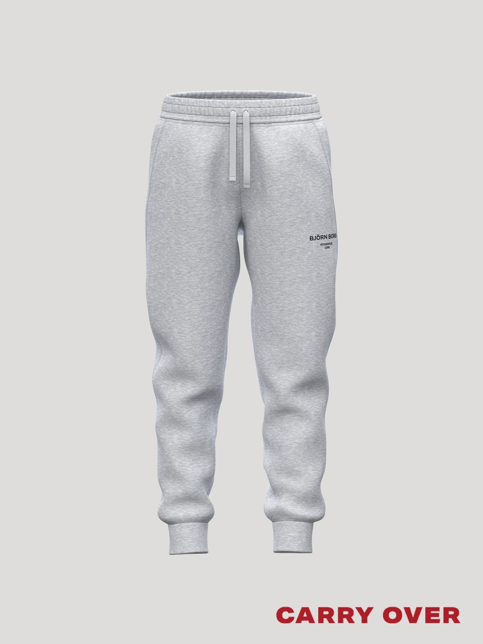 BJÖRN BORG Borg Essential 1 Tapered Sweatpants Light Grey Melange