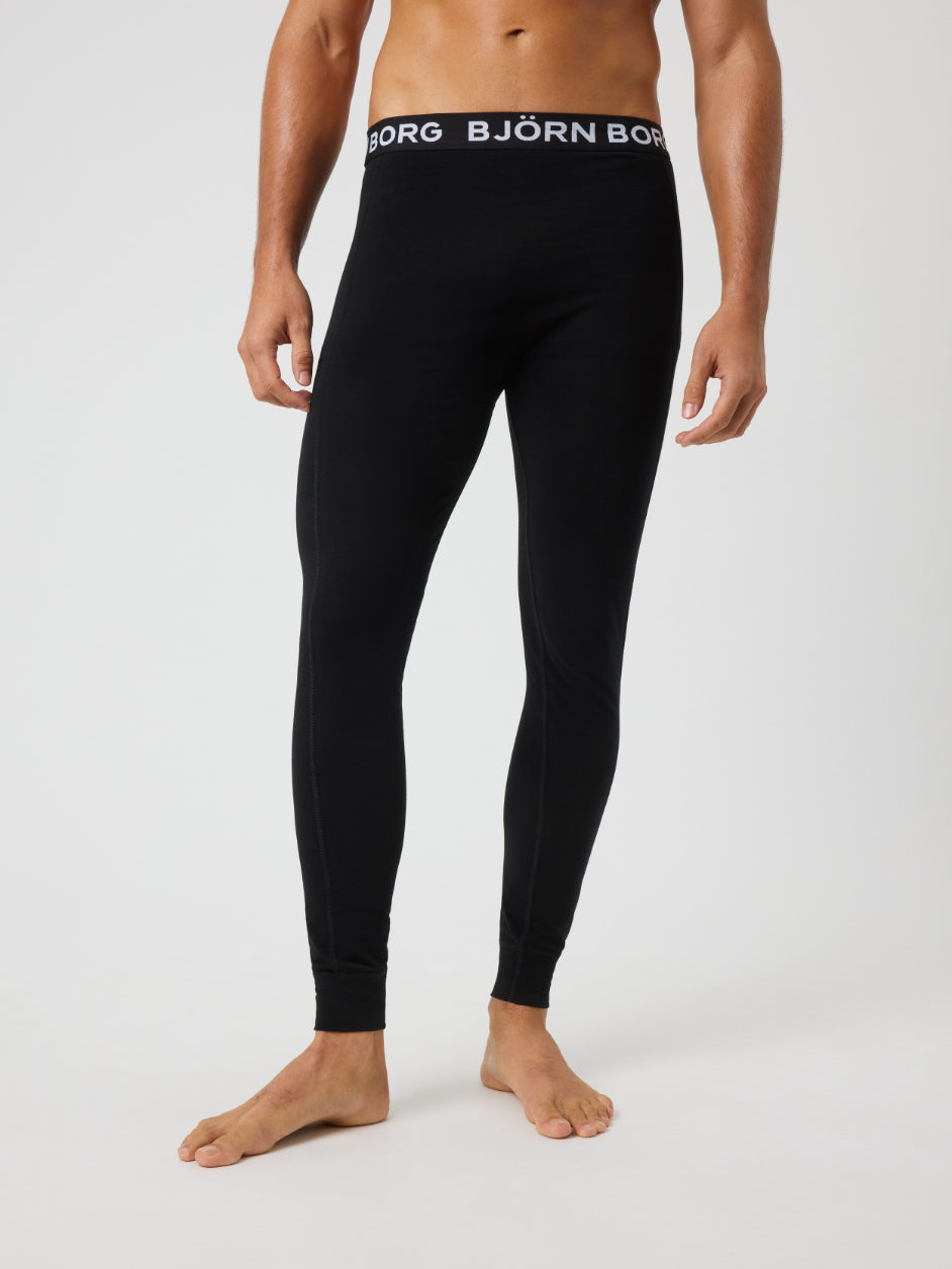 BJÖRN BORG Cotton Stretch Long John 1p Black Beauty