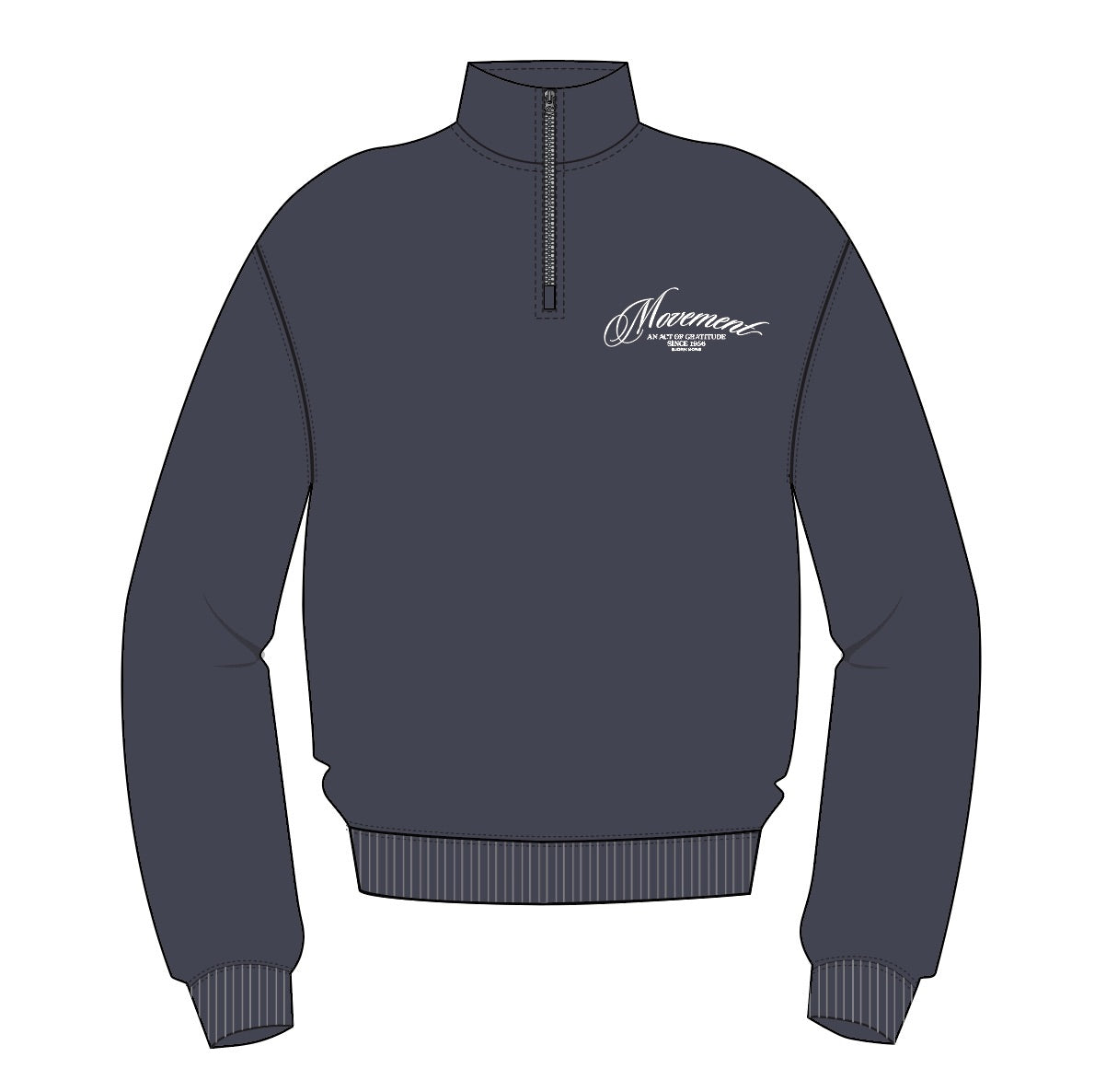 BJÖRN BORG Alice Halfzip Sweatshirt Graphite