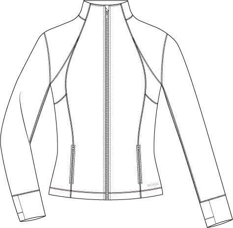 BJÖRN BORG Alice Soft Zip Midlayer Brilliant White