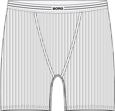 BJÖRN BORG Alice Rib Boxer Brilliant White