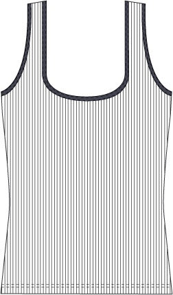 BJÖRN BORG Alice Rib Tank Brilliant White