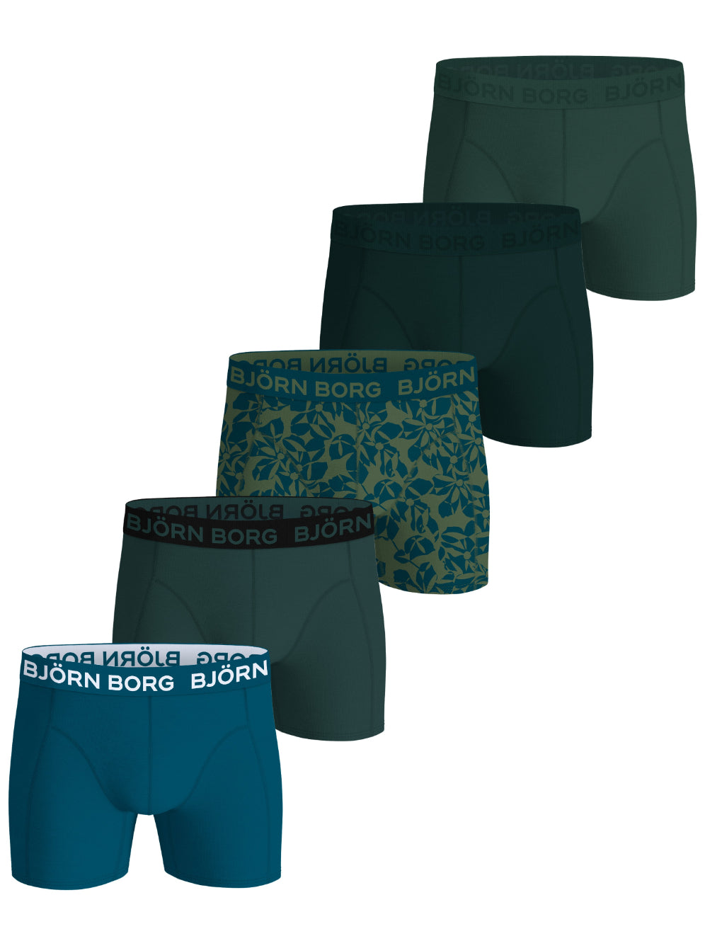 BJÖRN BORG Cotton Stretch Boxer 5p Multipack 2 (MP002)