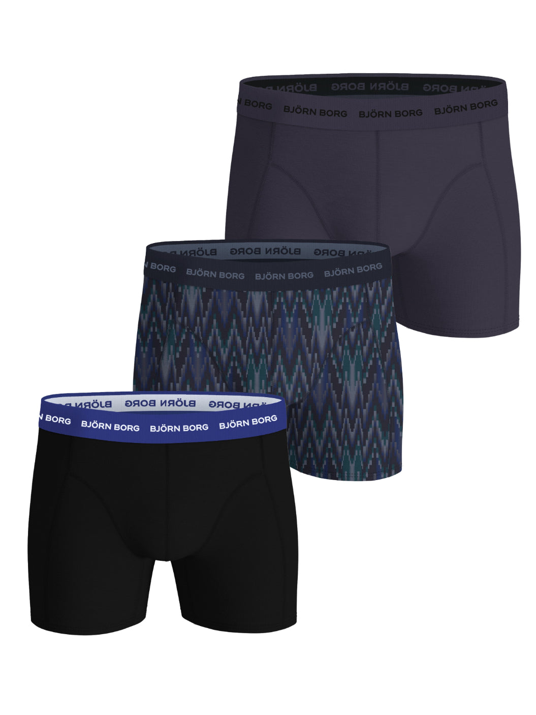 BJÖRN BORG Cotton Stretch Boxer 3p Multipack 1 (MP001)