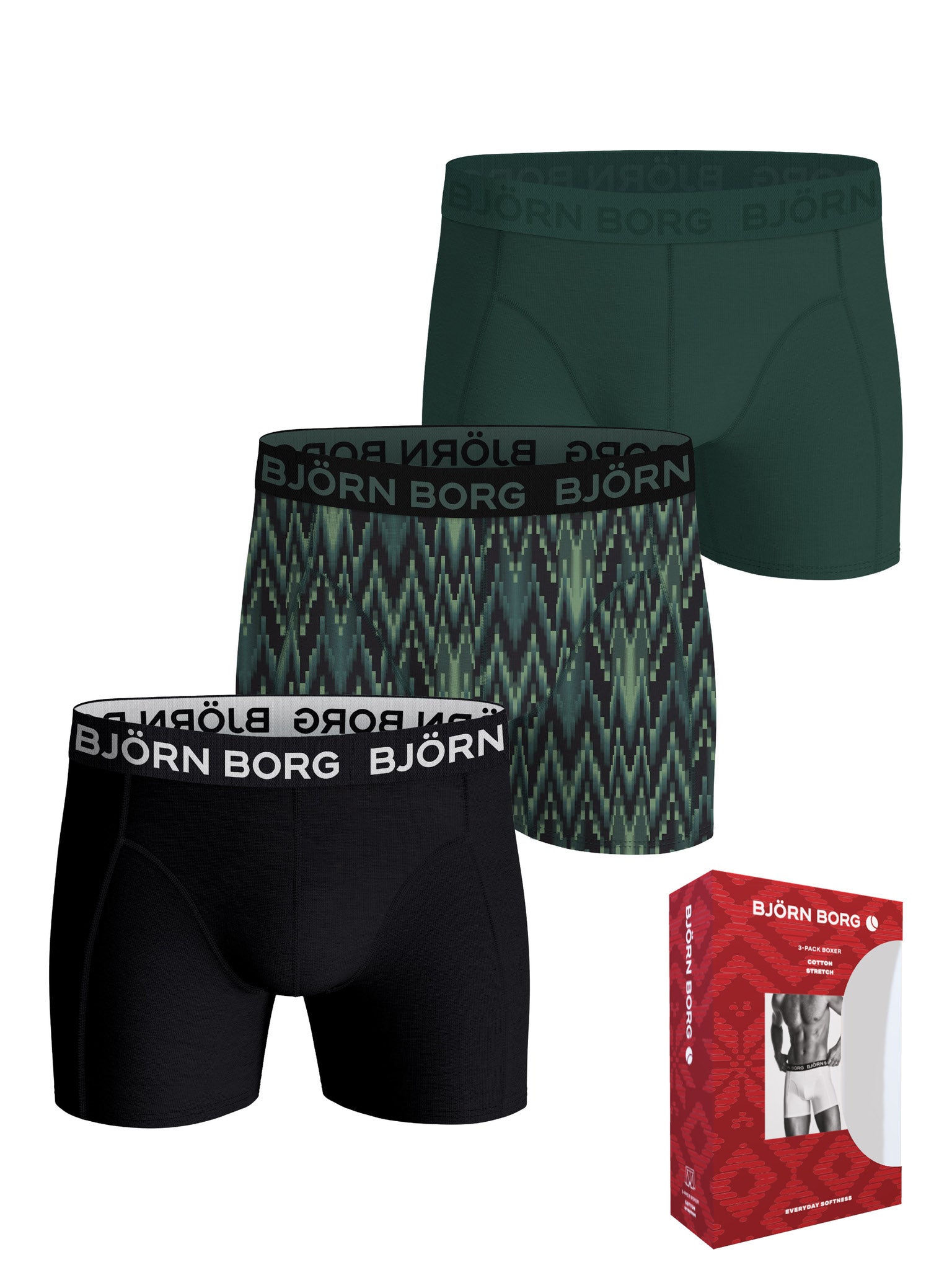 BJÖRN BORG Cotton Stretch Boxer 3p Multipack 1