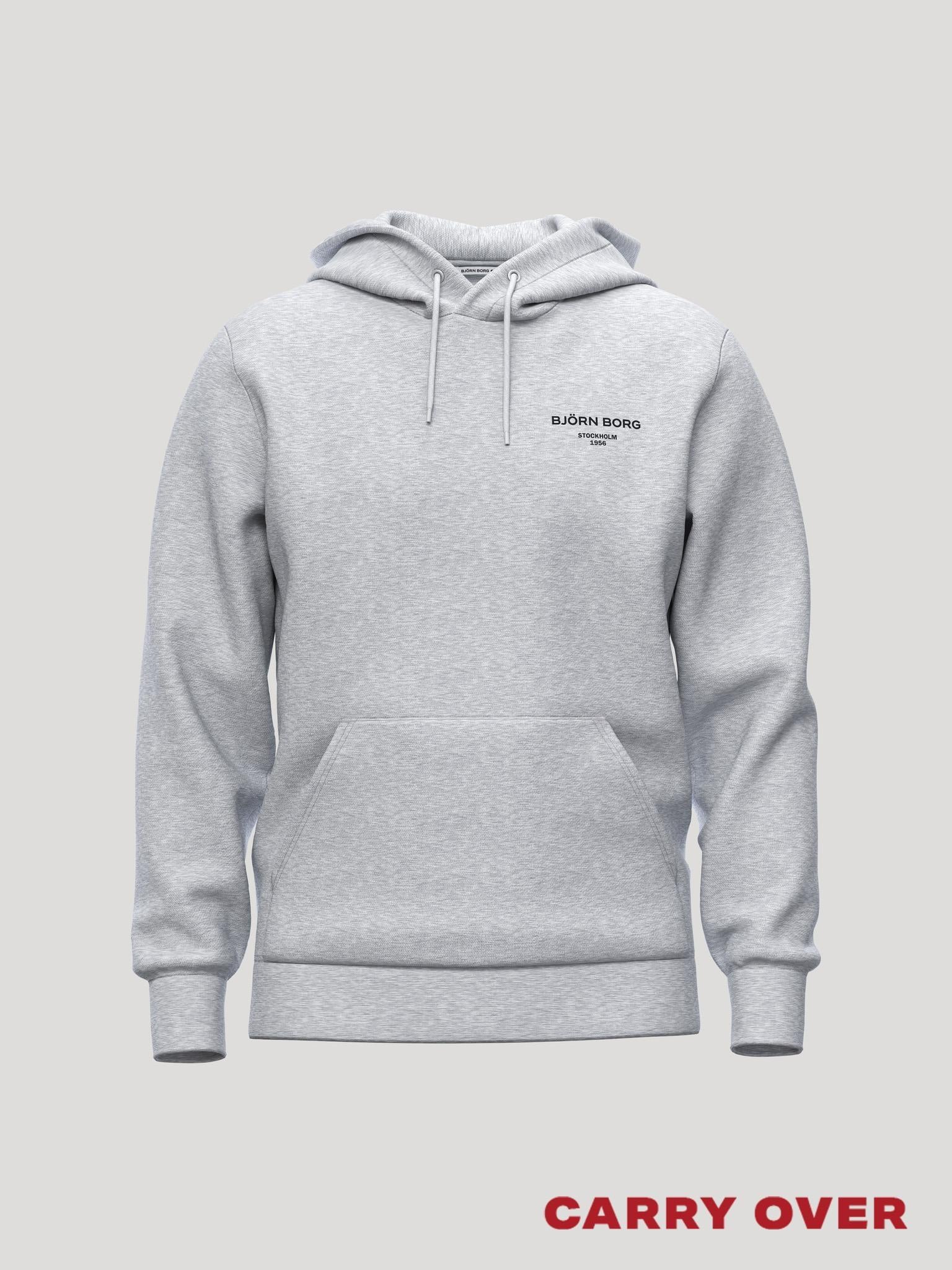 BJÖRN BORG Borg Essential 1 Hoodie Light Grey Melange
