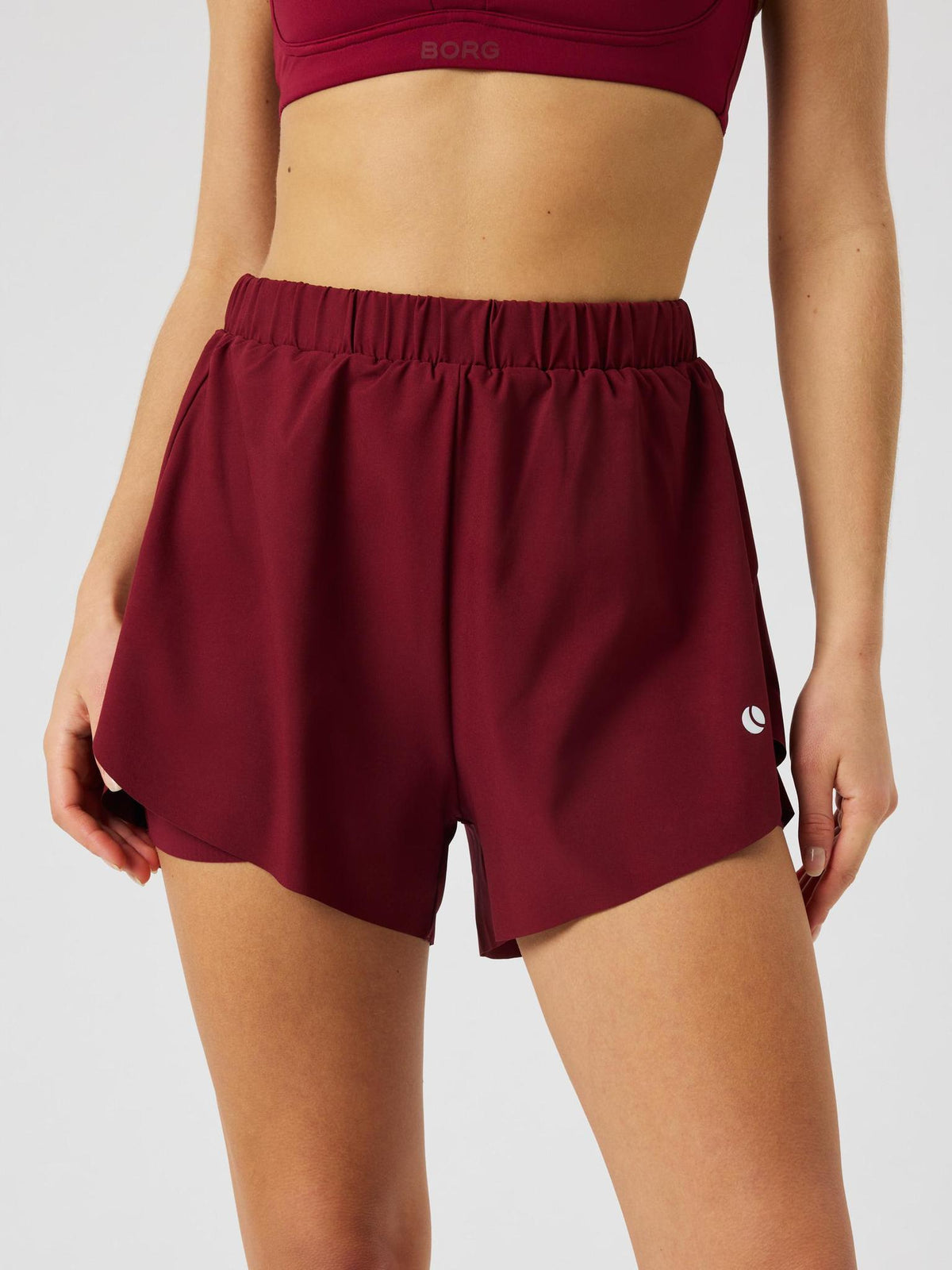 BJÖRN BORG Ace 2 In 1 Shorts Cabernet