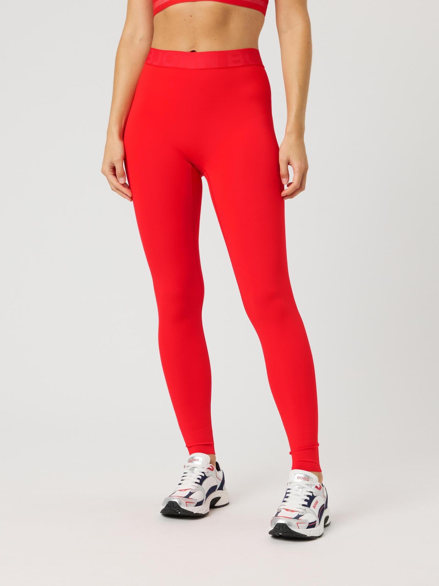 BJÖRN BORG Borg Tights Flame Scarlet