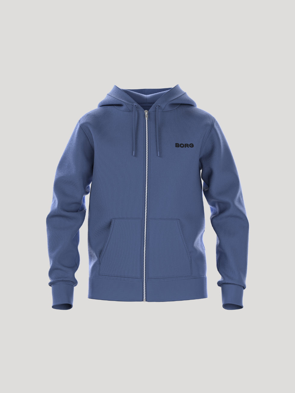 BJÖRN BORG Borg Essential 4 Zip Hoodie Coastal Fjord