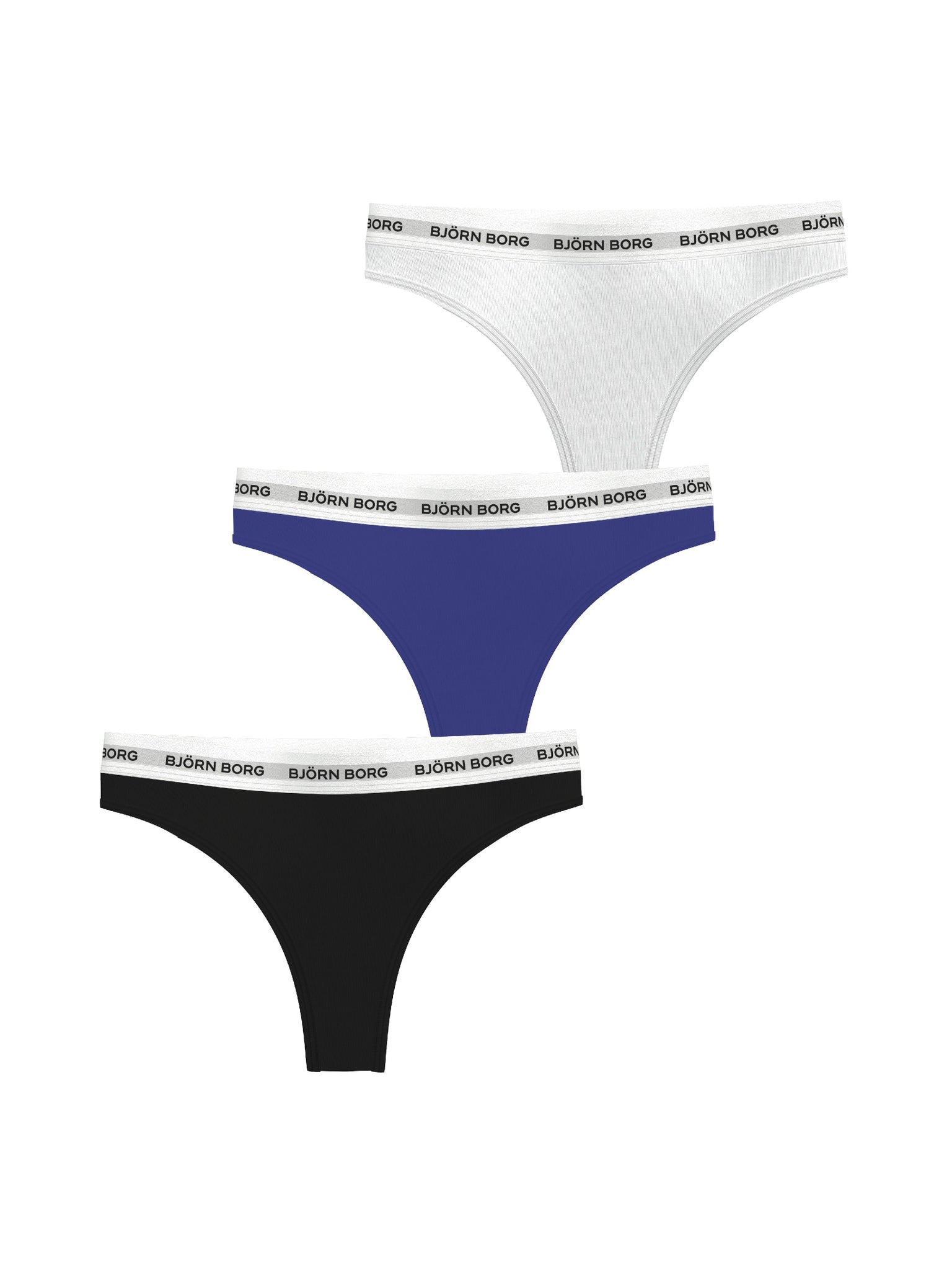 BJÖRN BORG Logo Thong 3p Multipack 1
