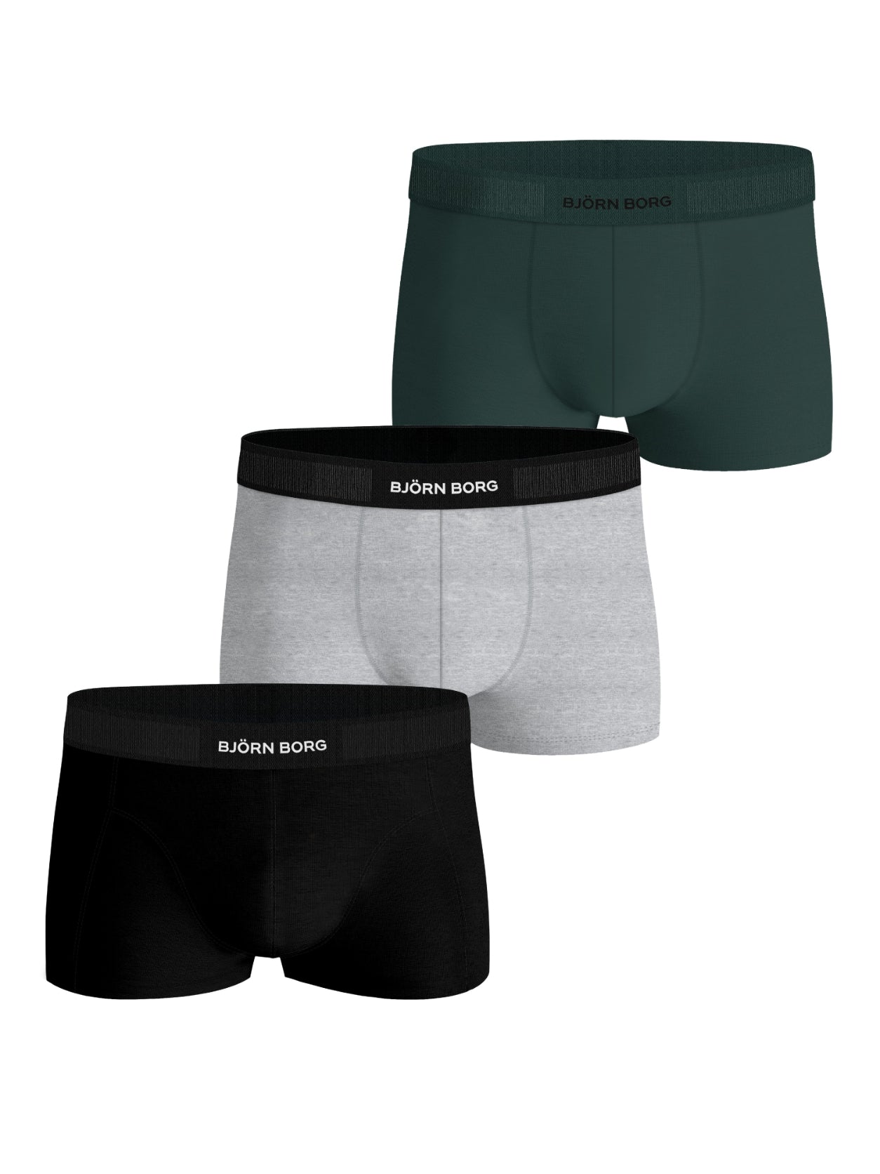 BJÖRN BORG Organic Cotton Stretch Trunk 3p Multipack 1