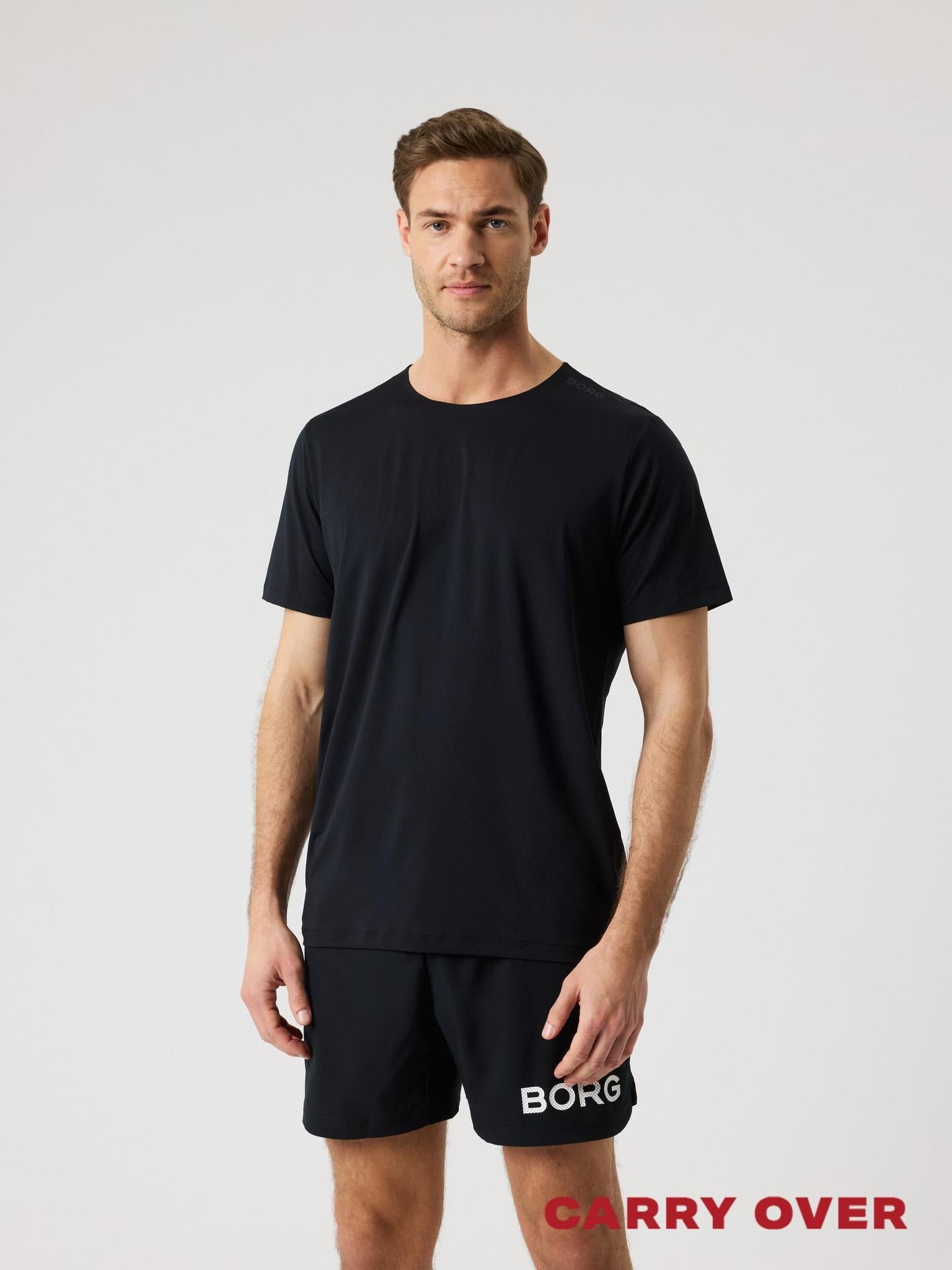 BJÖRN BORG Borg Feather T-shirt Black Beauty