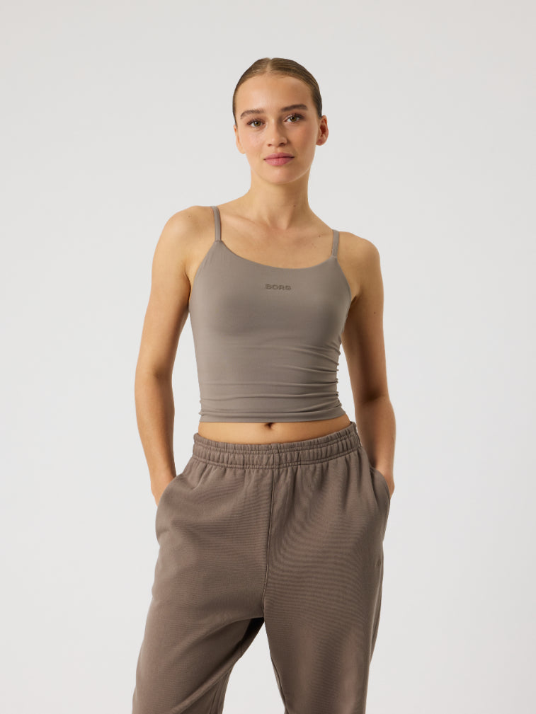 BJÖRN BORG Studio Soft Cropped Tank Top Falcon