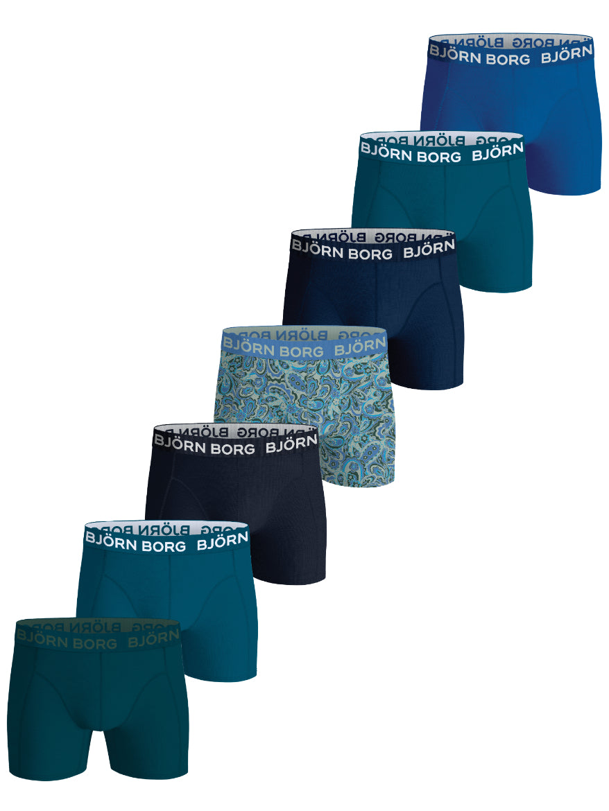 BJÖRN BORG Cotton Stretch Boxer 7p Multipack 1 (MP001)