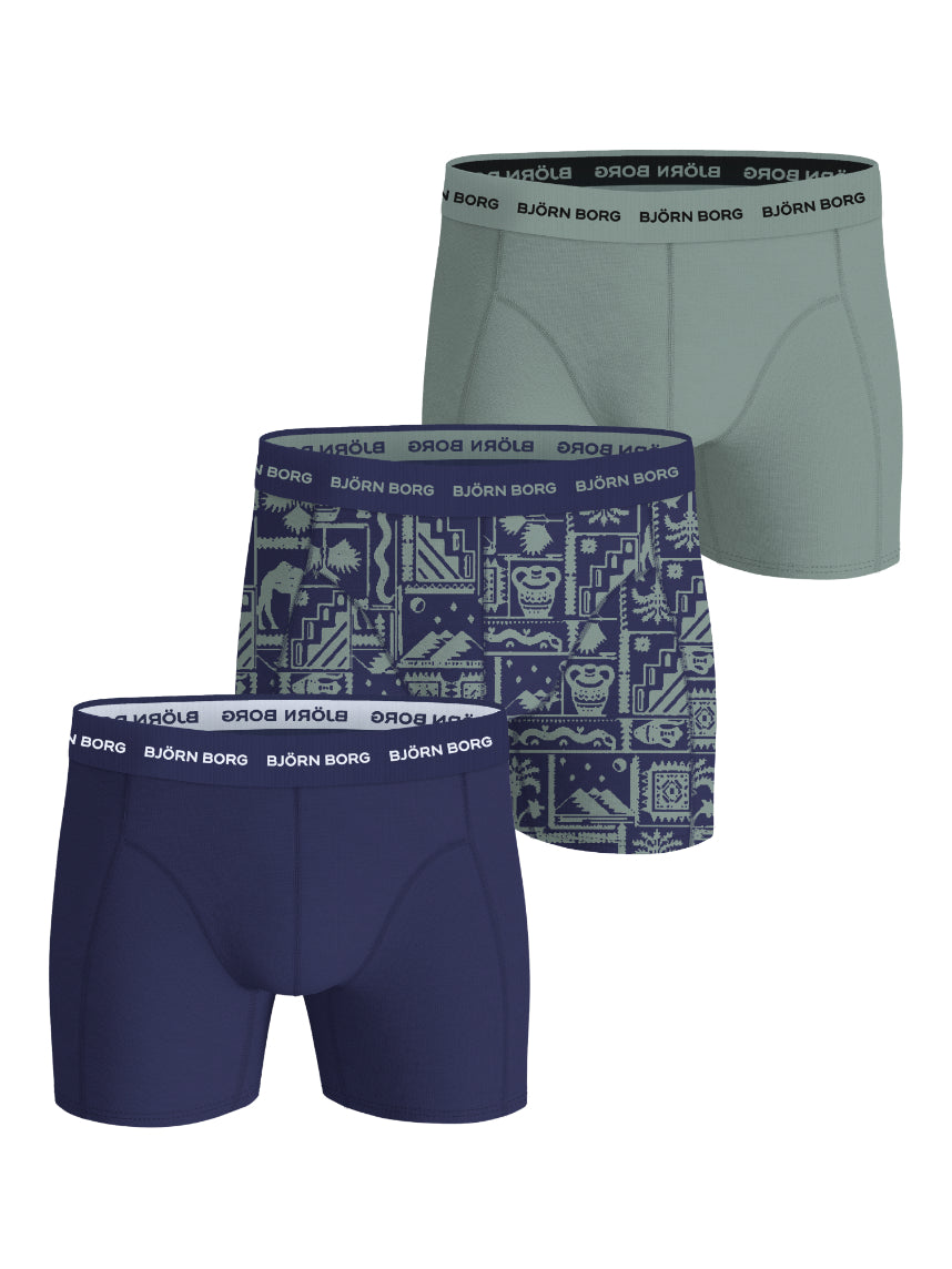 BJÖRN BORG Cotton Stretch Boxer 3p Multipack 2