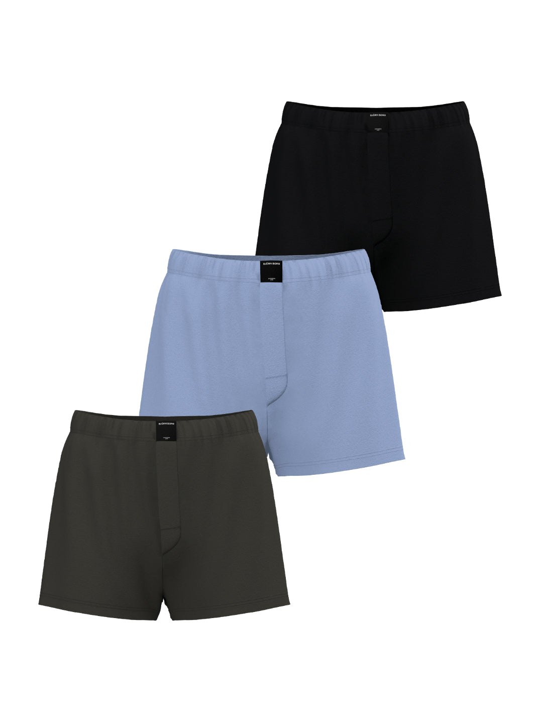 BJÖRN BORG Cotton Stretch Jersey Boxer Shorts 3p Multipack 1