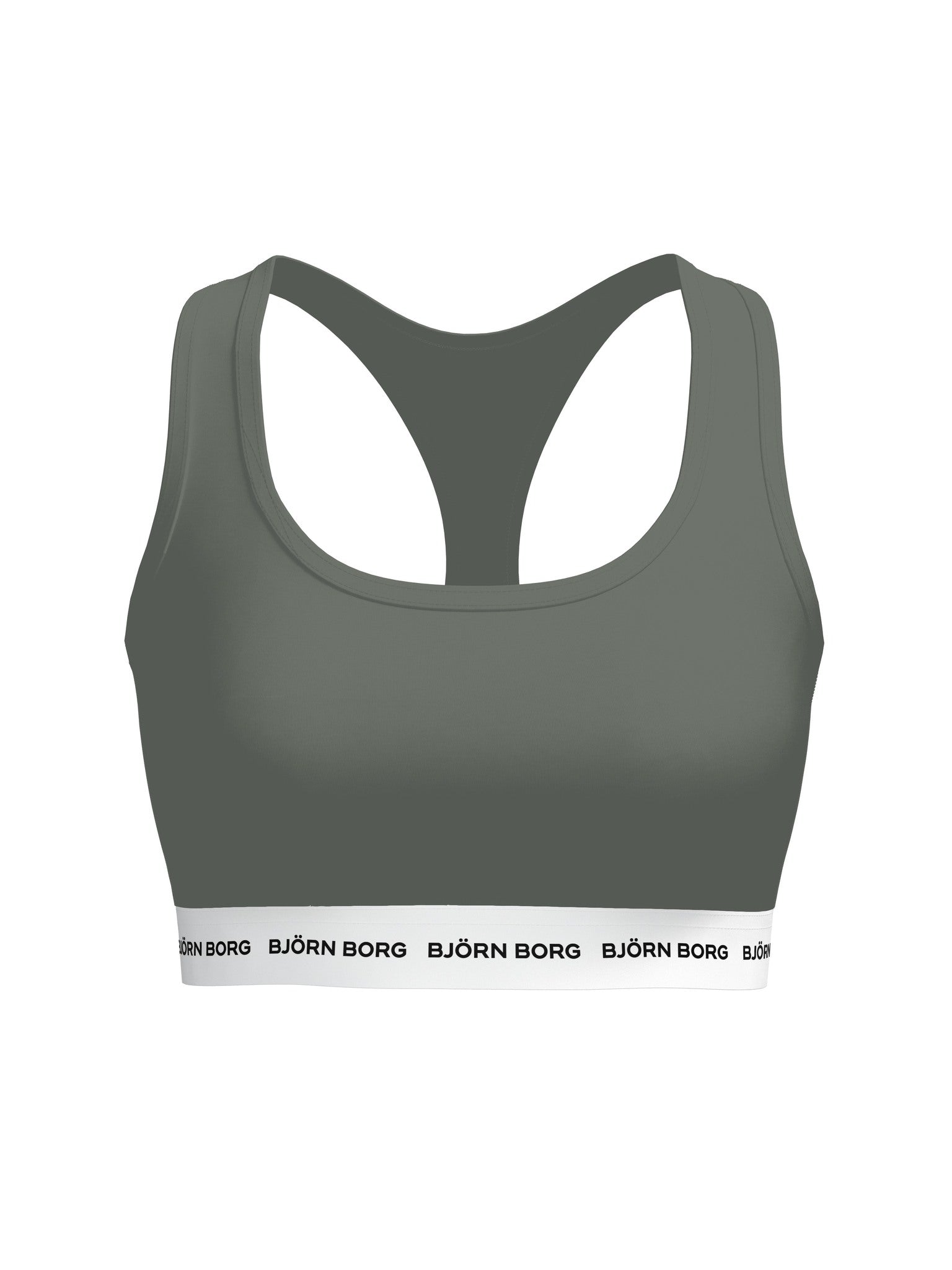 BJÖRN BORG Logo Soft Top Agave Green