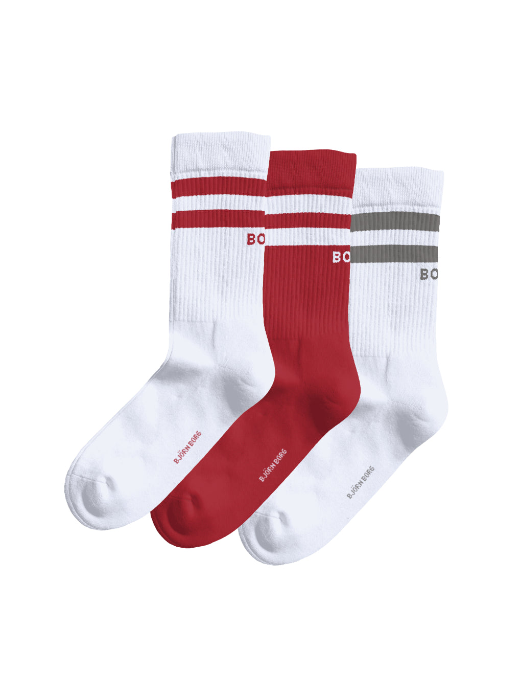 BJÖRN BORG Classic Crew Sock 3p Multipack 4