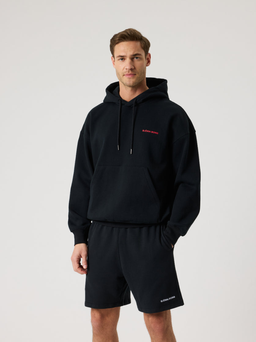 BJÖRN BORG Borg Oversized Hoodie Black Beauty