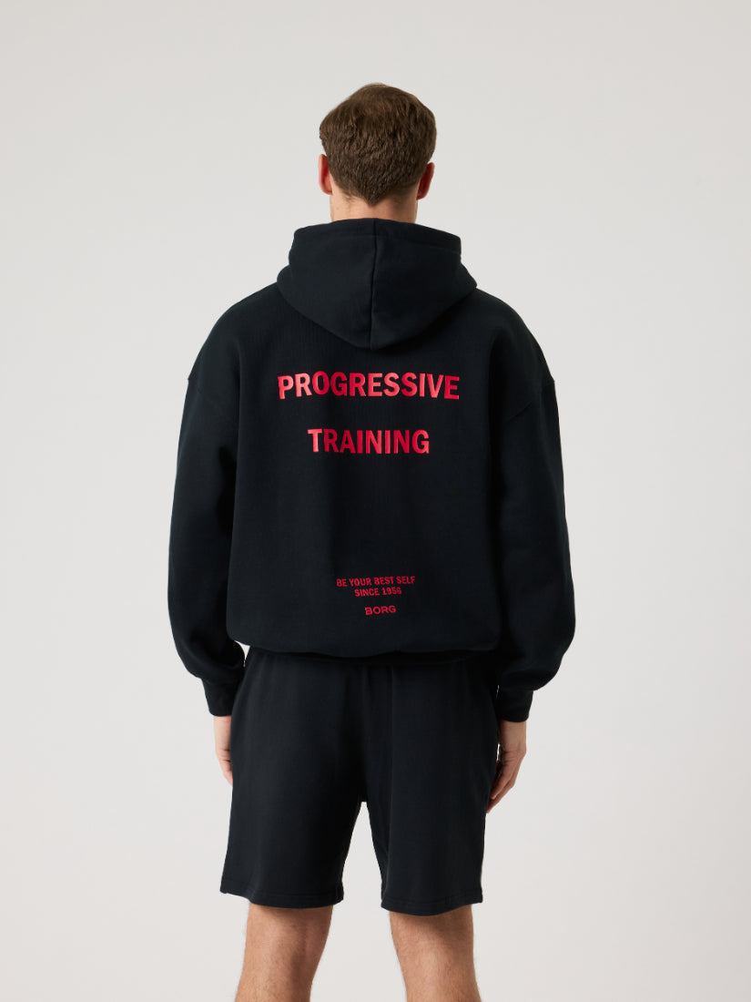 BJÖRN BORG Borg Oversized Hoodie Black Beauty