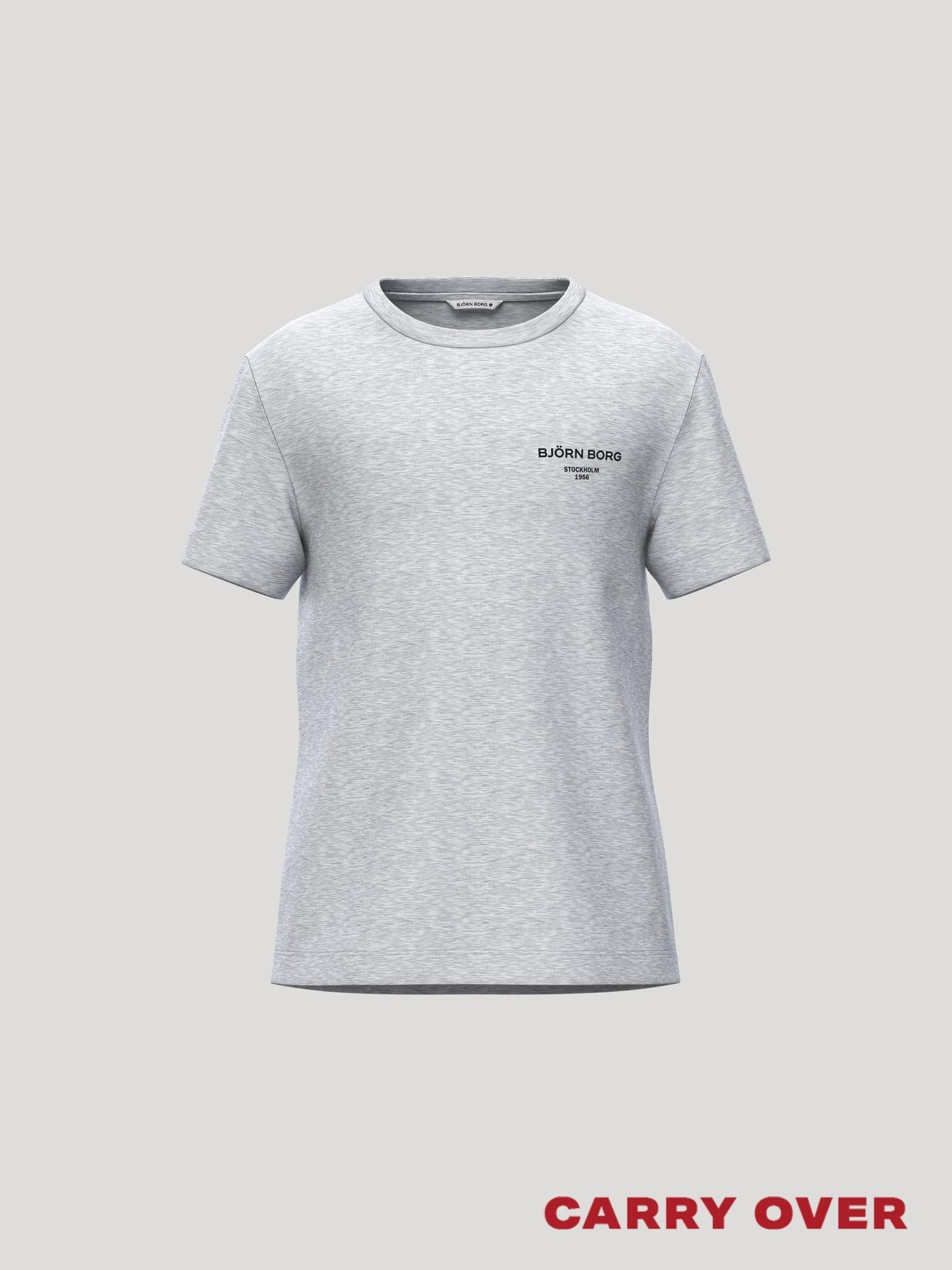 BJÖRN BORG Borg Essential 1 T-shirt Light Grey Melange
