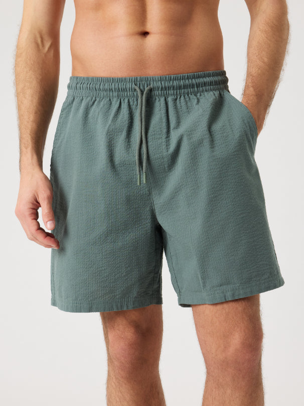 BJÖRN BORG Borg Seersucker Resort Shorts Balsam Green