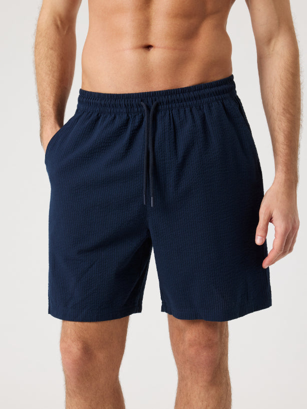 BJÖRN BORG Borg Seersucker Resort Shorts Night Sky