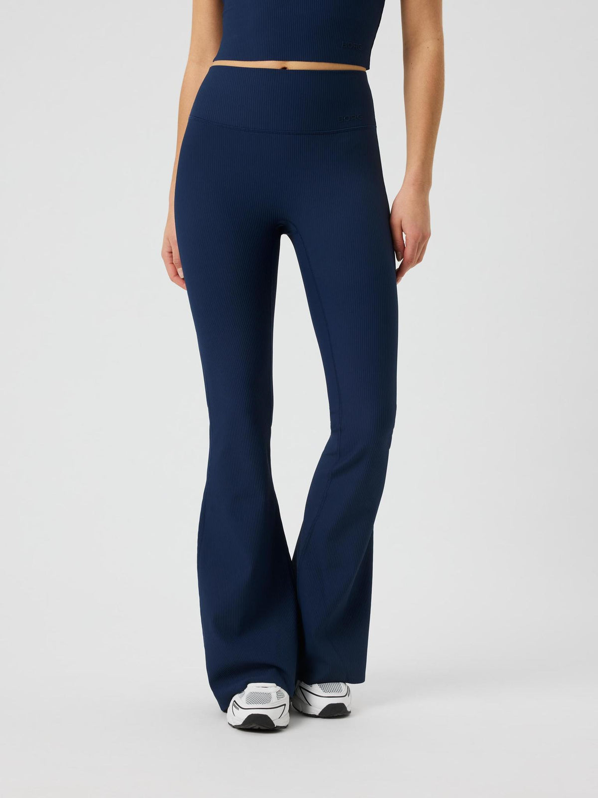 BJÖRN BORG Studio Ribbed Flare Tights Regular Dress Blues