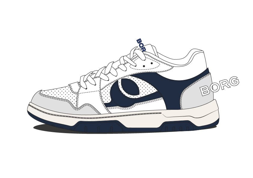 BJÖRN BORG Ollie WB White - Navy