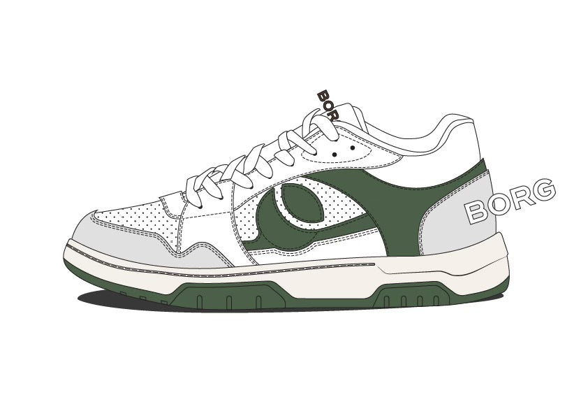 BJÖRN BORG Ollie WB White - Olive