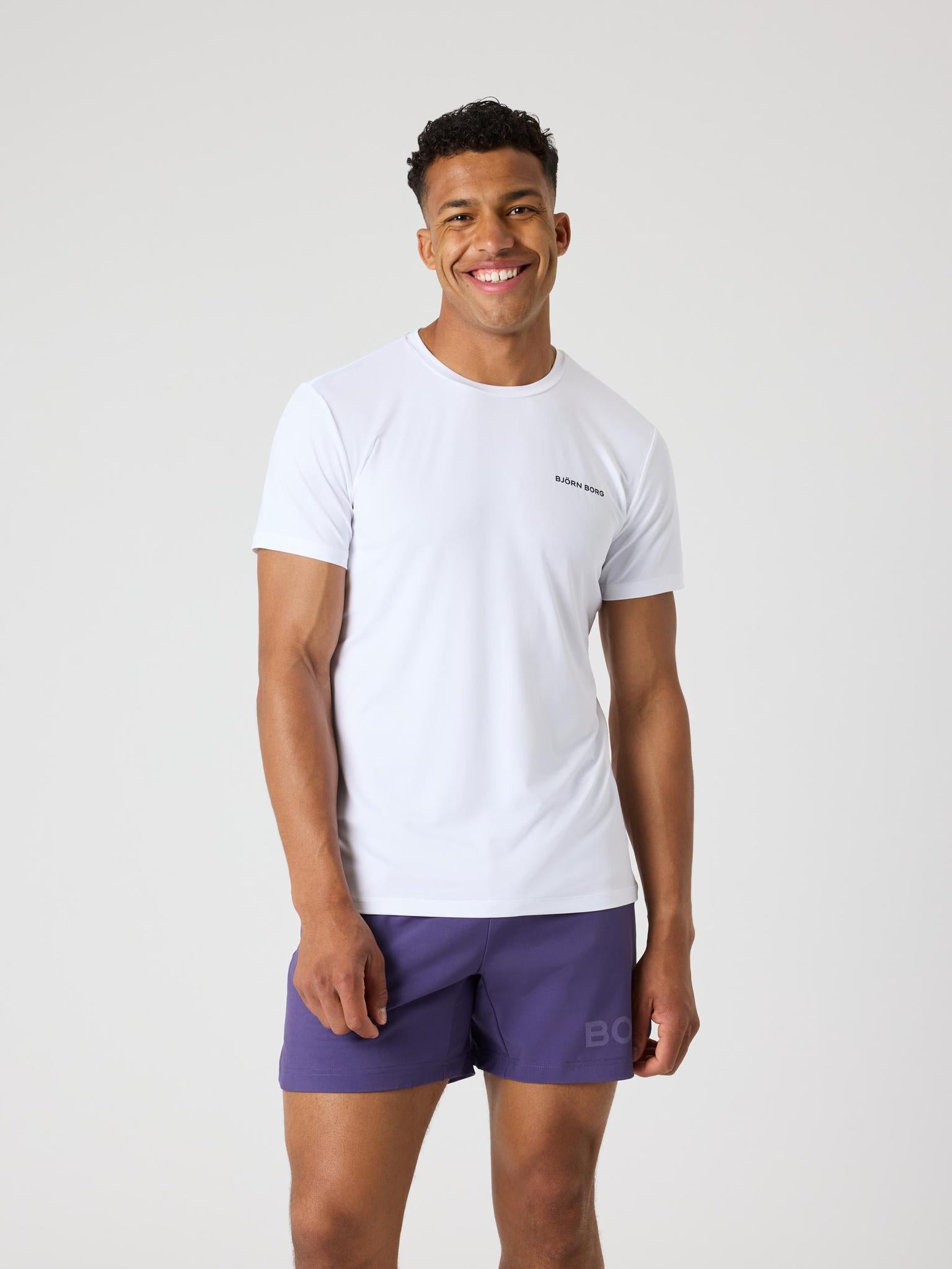 BJÖRN BORG Borg Graphic T-shirt Brilliant White