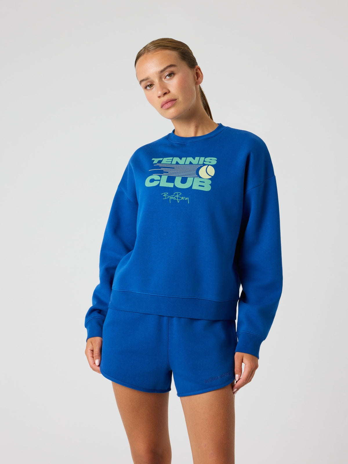BJÖRN BORG Borg Boyfriend Sweatshirt Monaco Blue