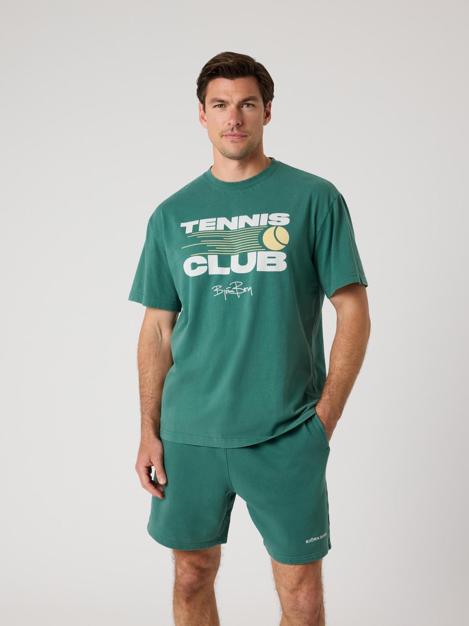 BJÖRN BORG Borg Classic Print T-shirt Mallard Green
